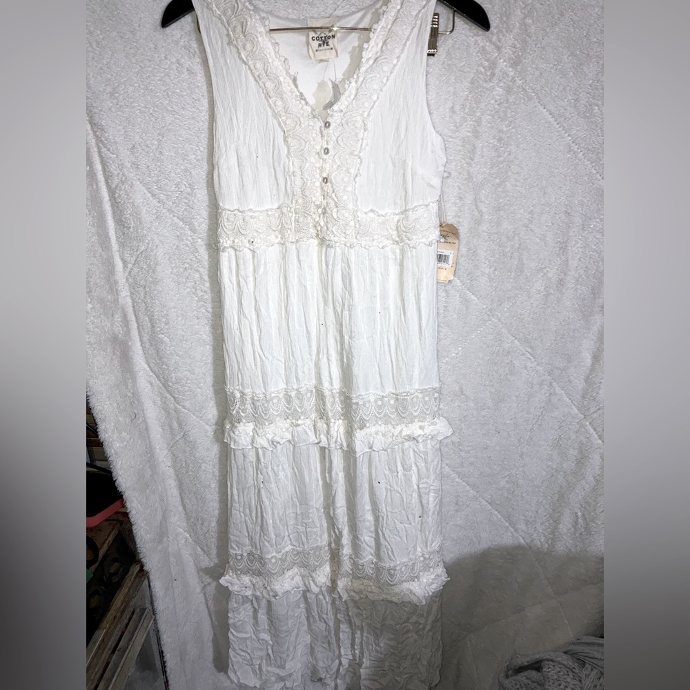 NWT COTTON & RYE WHITE DRESS